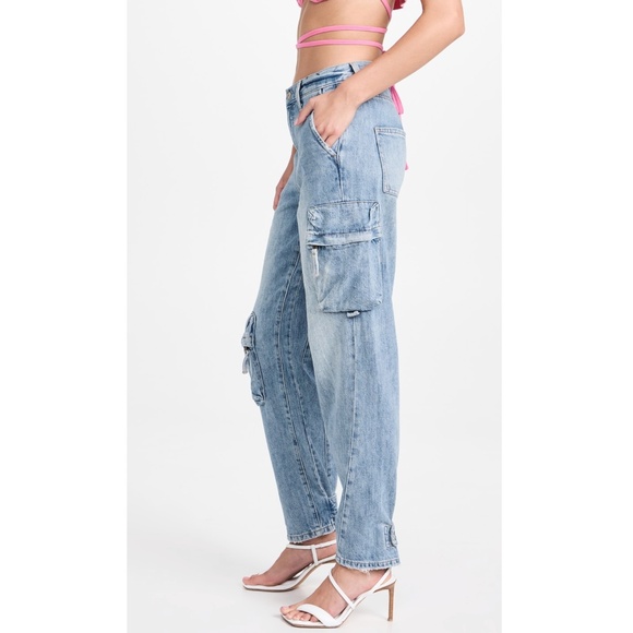 NWT Pistola Denim Bobbie Utility Jeans  Bobbie Utility Jeans Varsy Size 26 - Picture 2 of 16